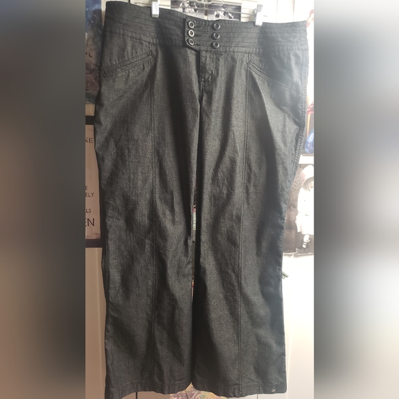 Maurices Pants - Maurice's Charcoal navy/black Trousers -  20